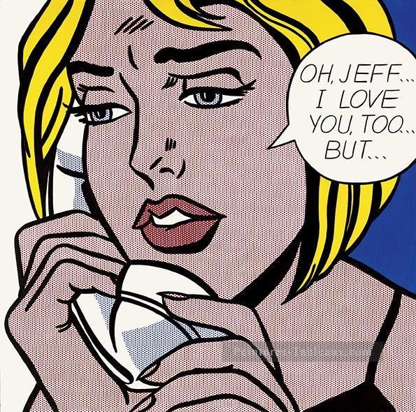 oh jeff i love you but Roy Lichtenstein Oil Paintings